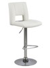 Chaise bar-Sylvia-61338-PU blanc-pied chrome-01-Actona