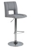 Chaise bar-Sylvia-66268-Tissu gris clair-pied chrome-01-Actona