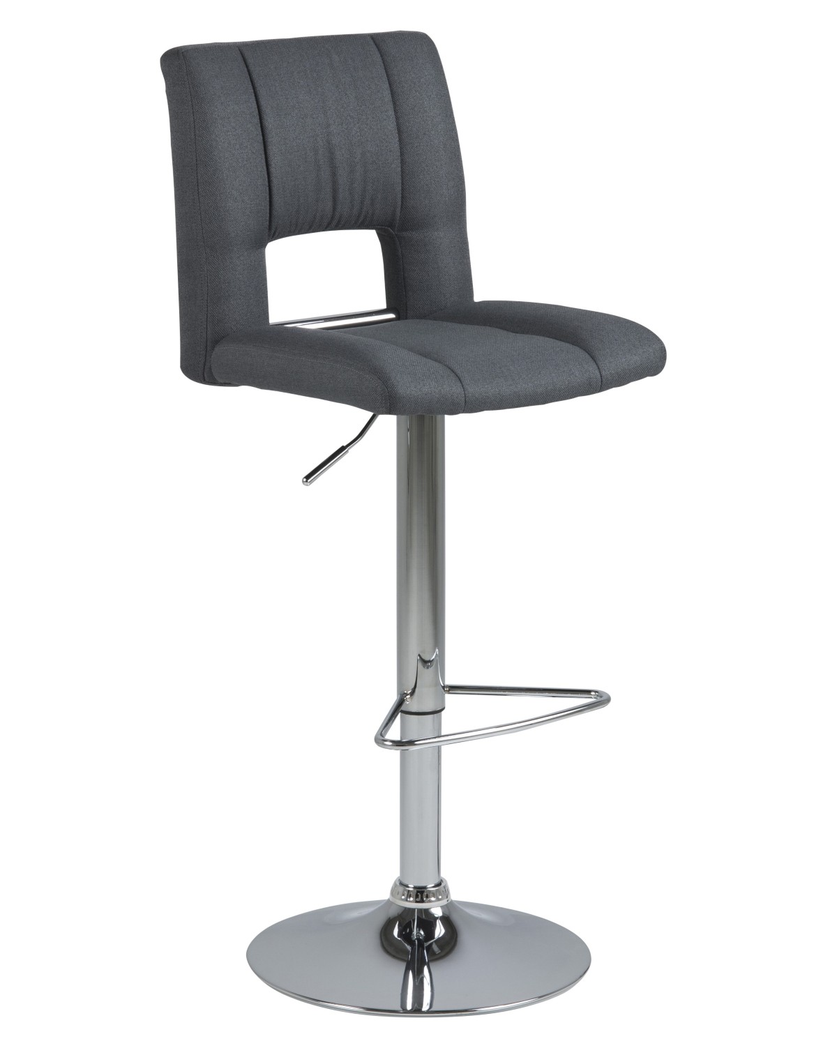 Chaise bar-Sylvia-66269-tissu gris fonce-pied chrome-01-Actona