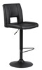 Chaise bar-Sylvia-71915-PU noir-pied noir-01-Actona