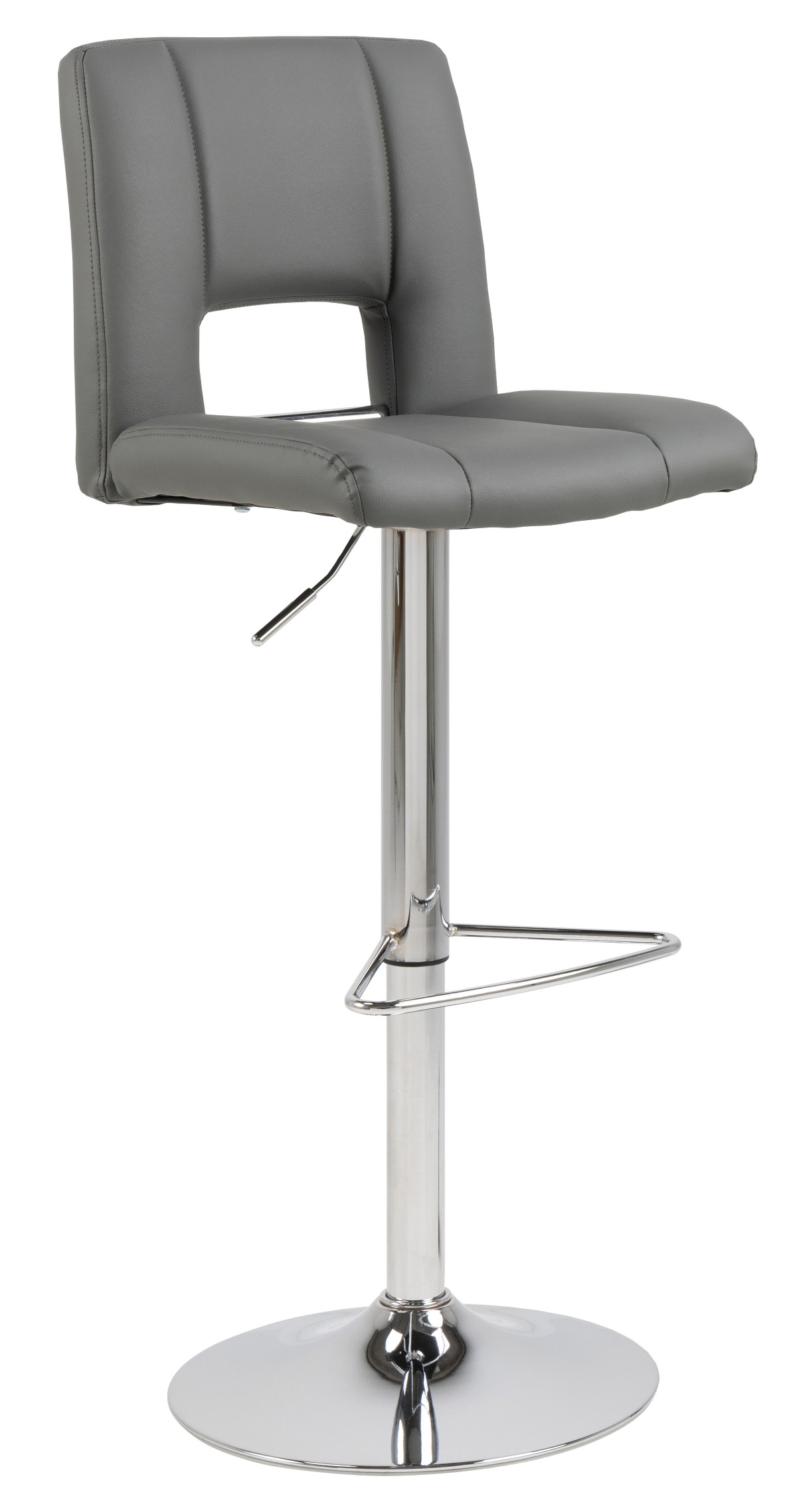 Chaise bar-Sylvia-79920-PU gris-pied chrome-01-Actona