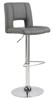 Chaise bar-Sylvia-79920-PU gris-pied chrome-01-Actona