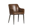 Chaise-ACH-36-8834-1121-vintage-simili-cuir-brown-pieds-metal-side-Lee-Lewis