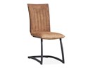 Chaise-Amara-tissu-Luxor-cognac-front-Maxfurn