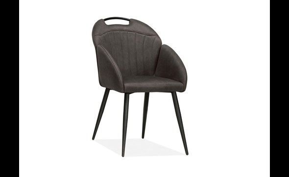 Chaise-Belize-zorro-anthracite-front-Maxfurn