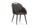 Chaise-Belize-zorro-anthracite-front-Maxfurn