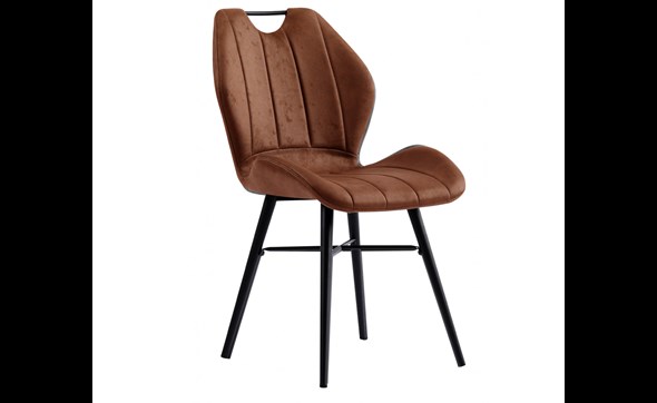 Chaise-Bono-cognac-Idea