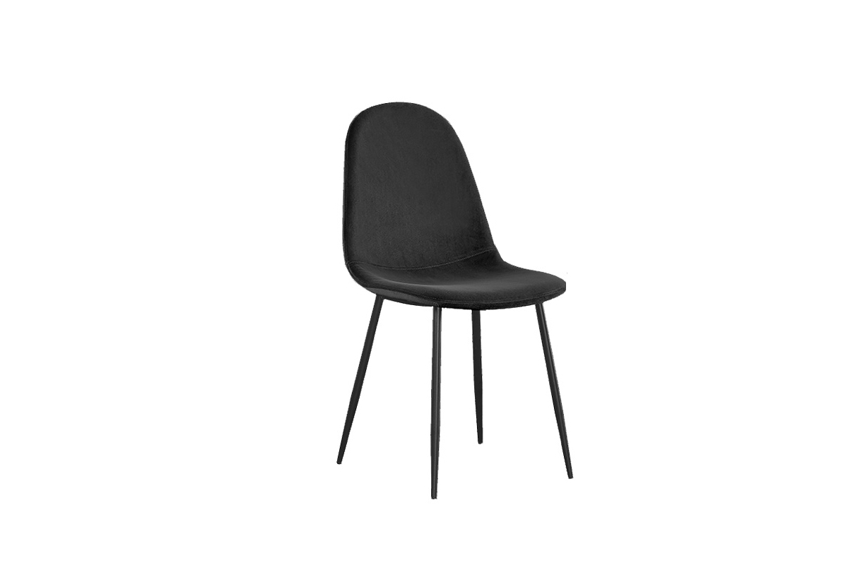 Chaise-Boy-9090-2-velours-noir-side-set-Rousseau