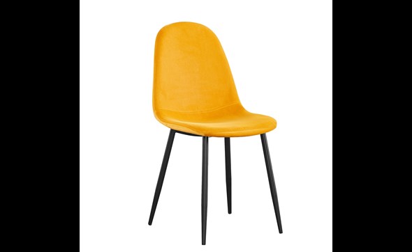 Chaise-Boy-9090-4-velours-jaune-pieds-noirs-00-Rousseau