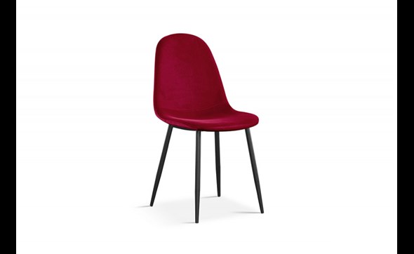 Chaise-Boy-9090-8-velours-rouge-fonce-Rousseau