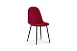 Chaise-Boy-9090-8-velours-rouge-fonce-Rousseau
