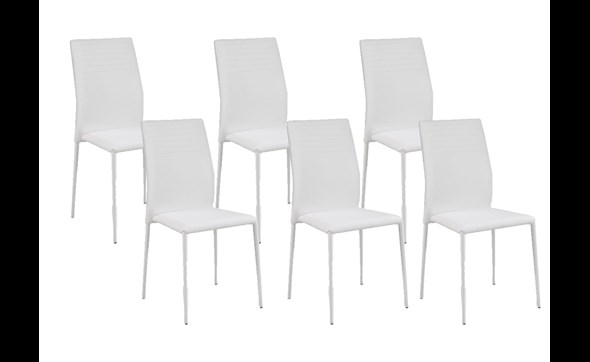 Chaise-Broadway-5110-4-simili-cuir-blanc-Rousseau