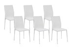 Chaise-Broadway-5110-4-simili-cuir-blanc-Rousseau