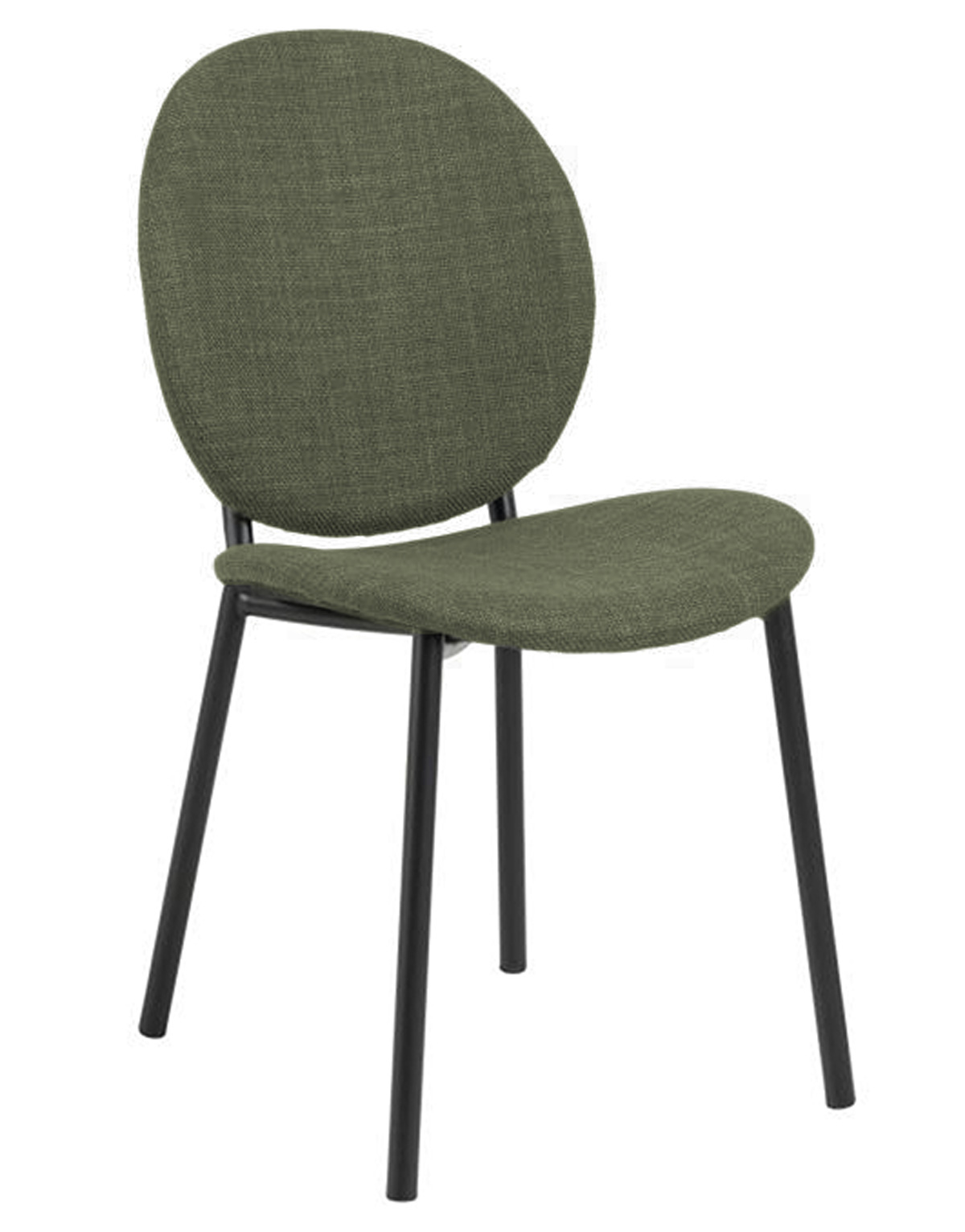 Chaise-Cliff-caso-fabric-forest-green-162-pieds-metal-side-Actona