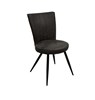 Chaise-Cuve-simili-cuir-Anthracite-Comodi-Living
