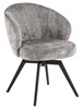 Chaise-Darlene-tissu-fabric-gris-side-Actona
