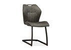 Chaise-Elba-tissu-Luxor-anthracite-front-Maxfurn