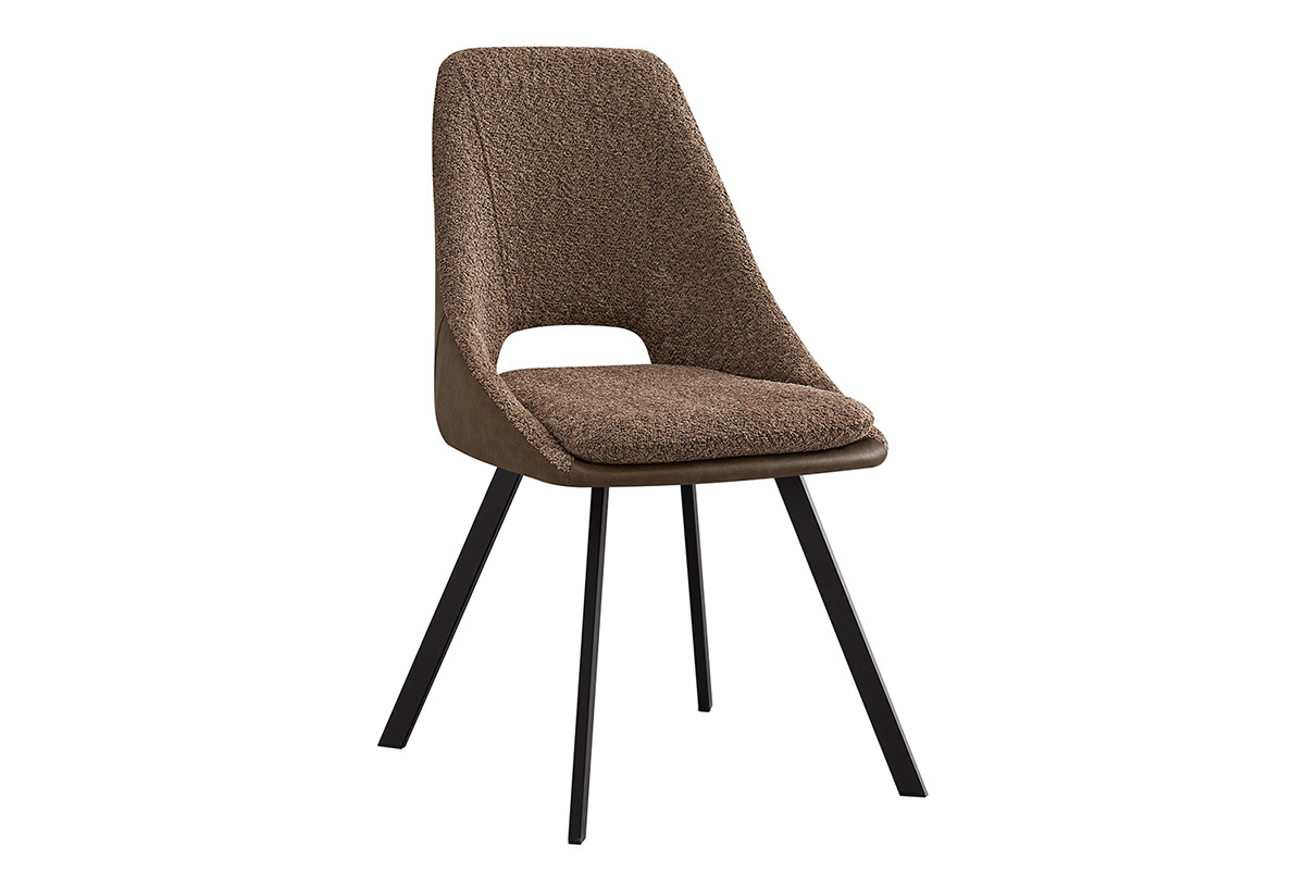 Set-2-chaises-Filou-9150-tissu-boucle-sable-01-Rousseau