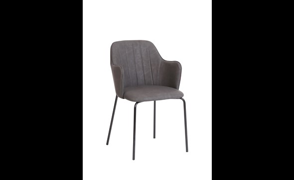 Chaise-Flo-simili-cuir-anthracite-K028-PRU08-Evan