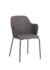 Chaise-Flo-simili-cuir-anthracite-K028-PRU08-Evan