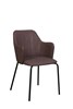 Chaise-Flo-simili-cuir-taupe-K028-PRU05-Evan