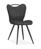 Chaise-Gibson-tissu-Luxor-anthracite-front-Maxfurn