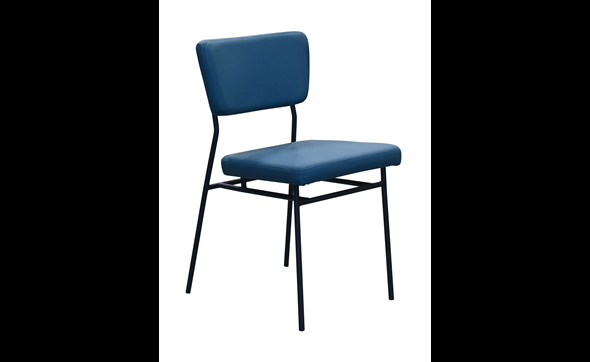 Chaise-Jenson-simili-cuir-bleu-Comodi-Living