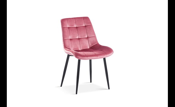 Chaise-Juta-9005-verlours-rose-OK-Rousseau