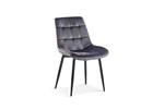 Chaise-Juta-9005-verlours-taupe-OK-Rousseau