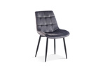 Chaise-Juta-9005-verlours-taupe-OK-Rousseau