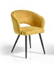 Chaise-Lola-ocre-MDC-808-De-Eiken-Zetel