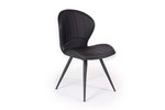 Chaise-Magic-eco-PU-nero-front-Maxfurn