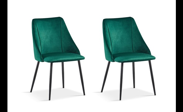 Chaise-Mara-9655-1-velourse-vert-pieds-noirs-set-Rousseau