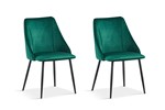 Chaise-Mara-9655-1-velourse-vert-pieds-noirs-set-Rousseau