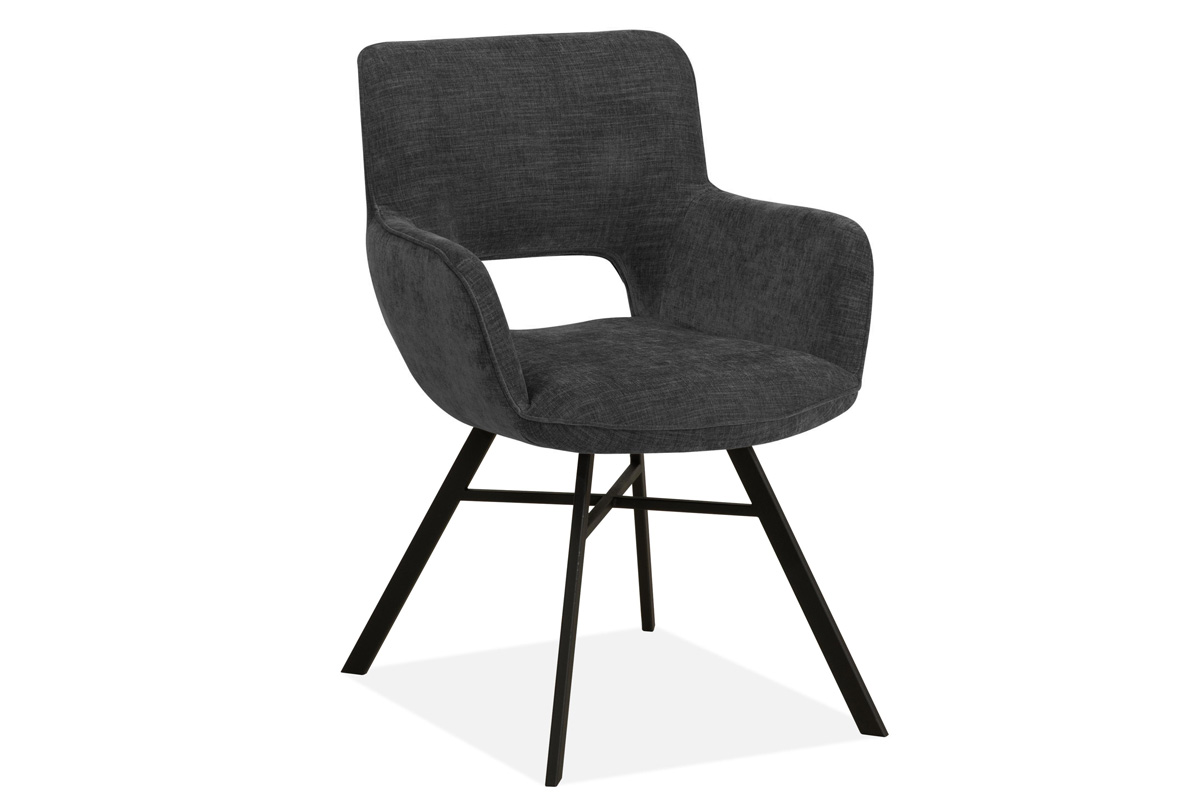 Chaise-Mercury-tissu-miami-noir-Maxfurn