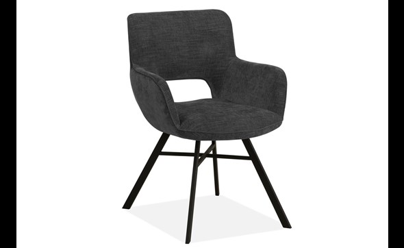 Chaise-Mercury-tissu-miami-noir-Maxfurn
