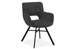 Chaise-Mercury-tissu-miami-noir-Maxfurn