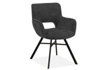 Chaise-Mercury-tissu-miami-noir-Maxfurn