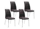 Chaise-Merlino-9616-2-simili-cuir-noir-set-4-Rousseau