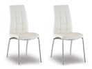 Chaise-Merlino-9616-4-simili-cuir-blanc-set-Rousseau