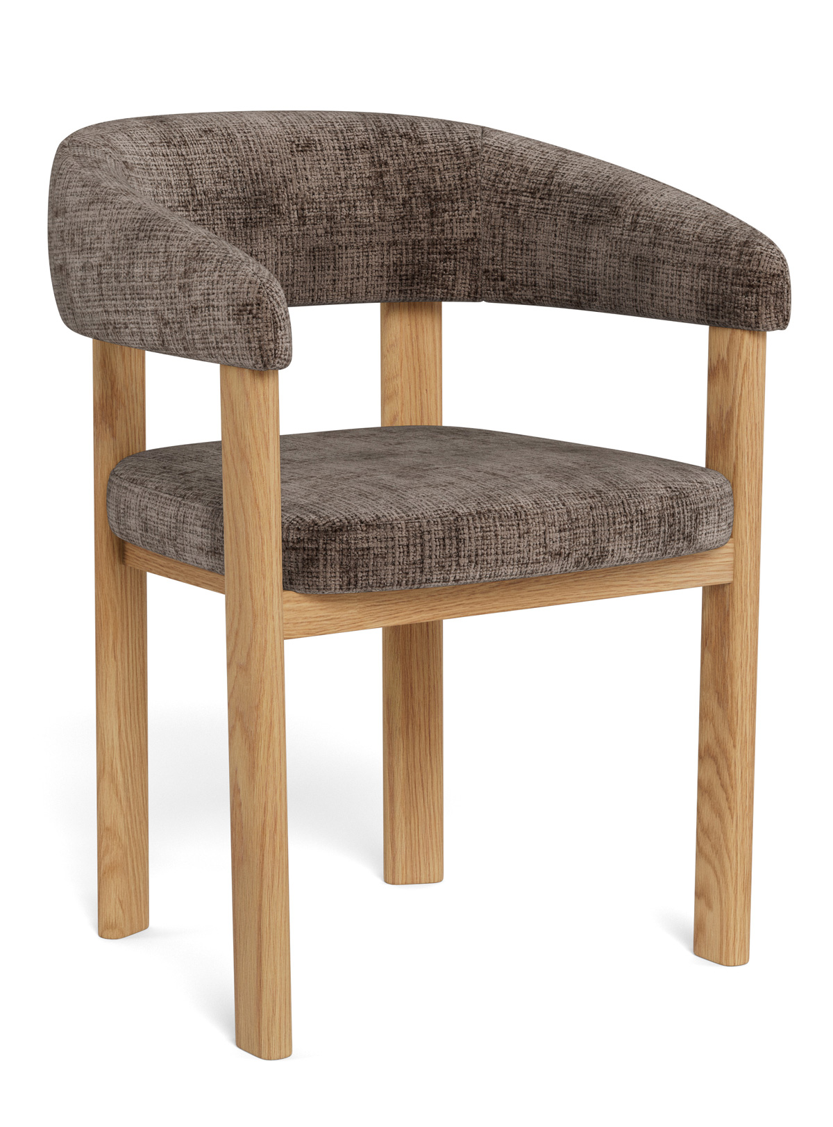 Chaise-Myles-tissu-juto-brun-pied-chene-mat-side-Actona