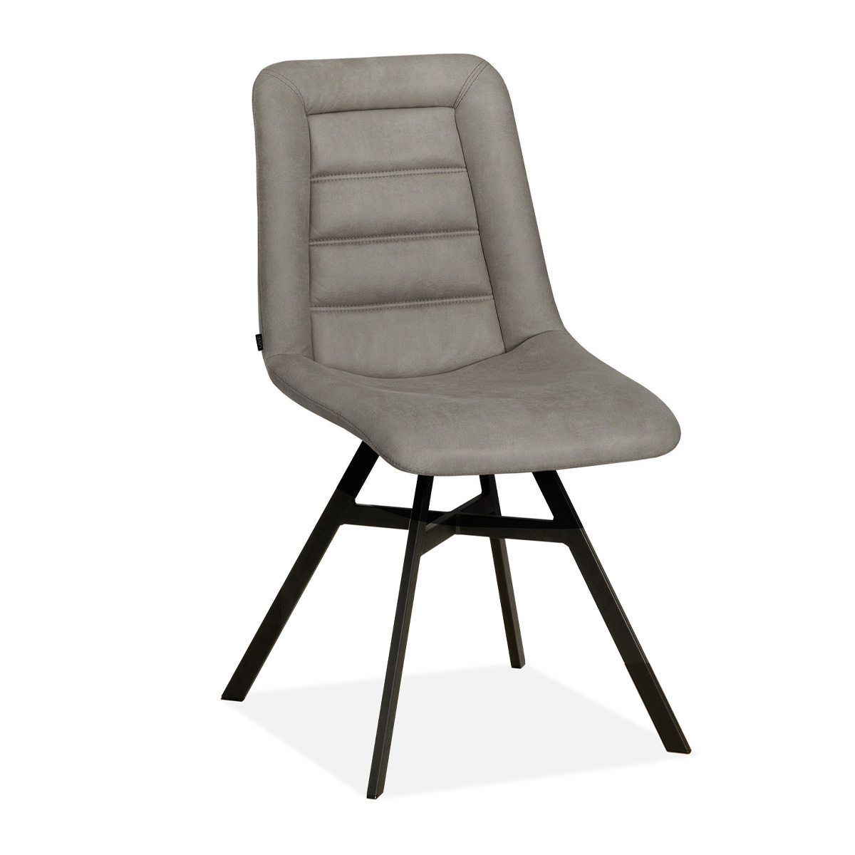 Chaise-Niels-tissu-Chicago-gris-Maxfurn
