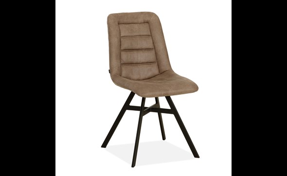 Chaise-Niels-tissu-Chicago-truffle-Maxfurn