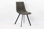 Chaise-Oslo-9085-3-simili-cuir-gris-Rousseau