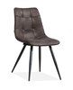 Chaise-Peak-tissu-Softyl-anthracite-front-Maxfurn