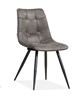 Chaise-Peak-tissu-Softyl-steel-front-Maxfurn