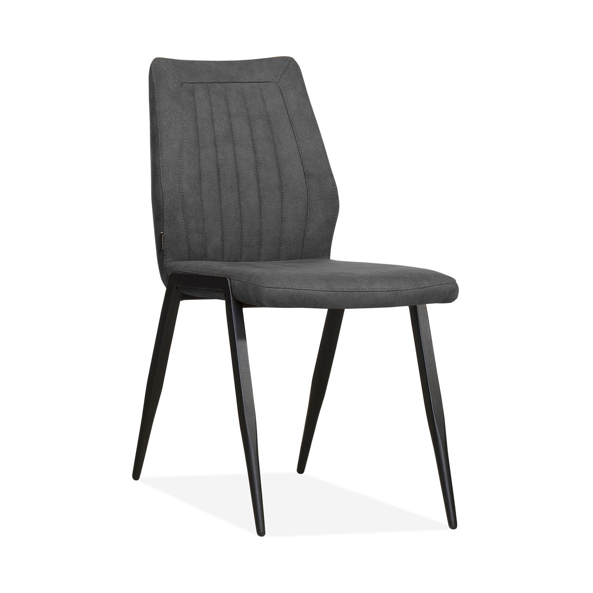 Chaise-Pickup-tissu-Luxor-anthracite-front-Maxfurn