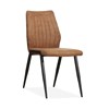 Chaise-Pickup-tissu-Luxor-cognac-front-Maxfurn
