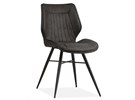 Chaise-Quick-tissu-Softyl-anthracite-front-Maxfurn
