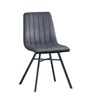 Chaise-S190-tissu-velvet-gris-velvet-Oosterlynck